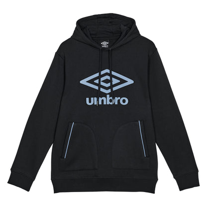Black-Allure - Front - Umbro Mens Core Hoodie