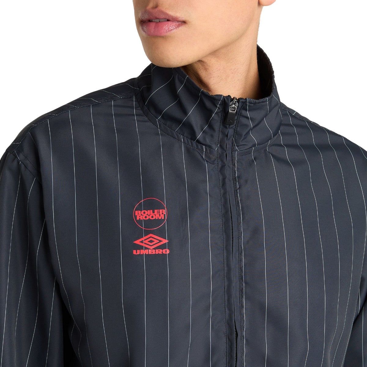 Black - Side - Umbro Mens Boiler Room Jacket