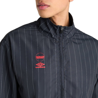 Black - Side - Umbro Mens Boiler Room Jacket