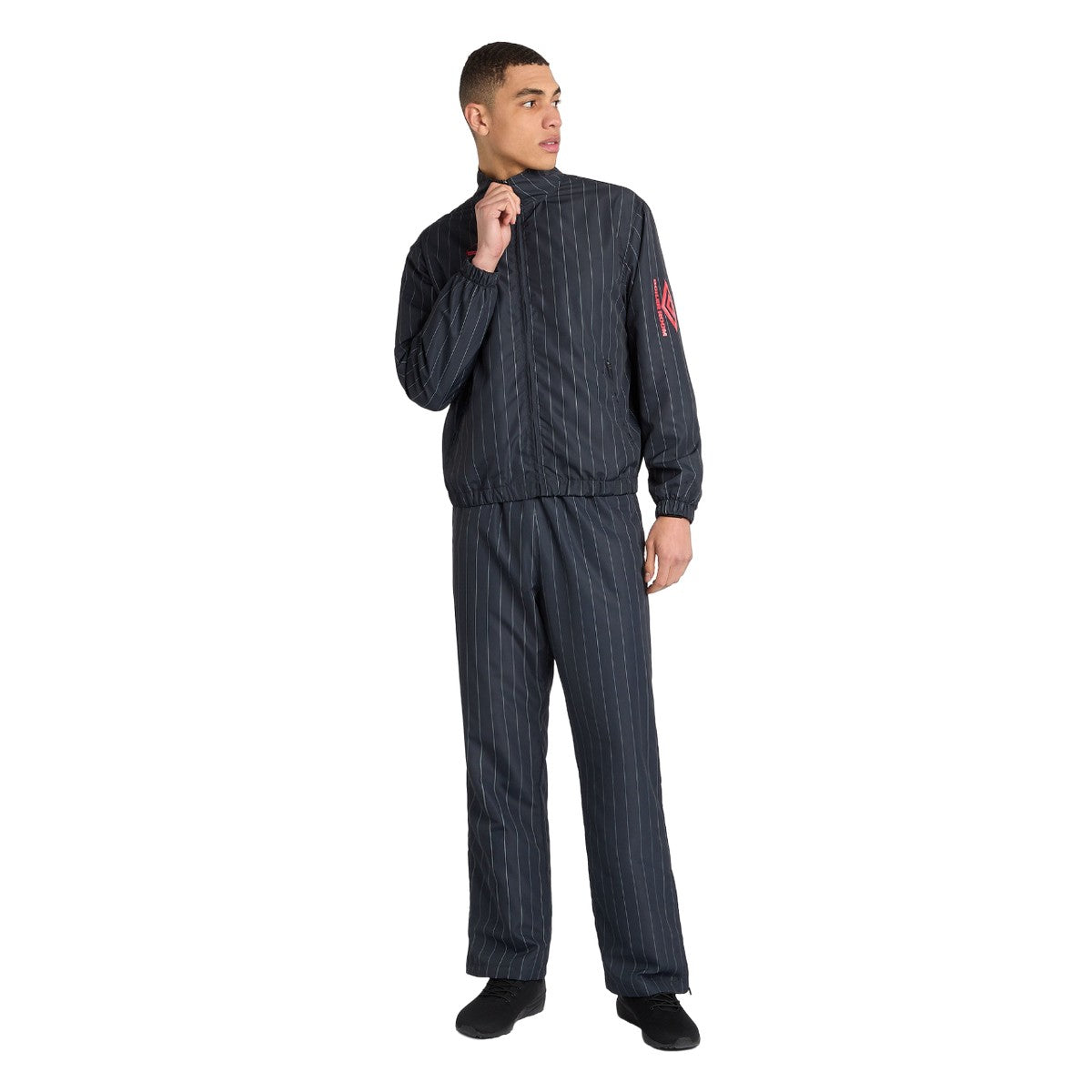 Black - Lifestyle - Umbro Mens Boiler Room Jacket