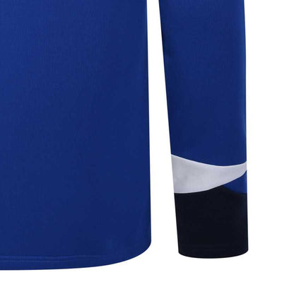 Royal Blue-Dark Navy-White - Lifestyle - Umbro Childrens-Kids Total Training Quarter Zip Track Top