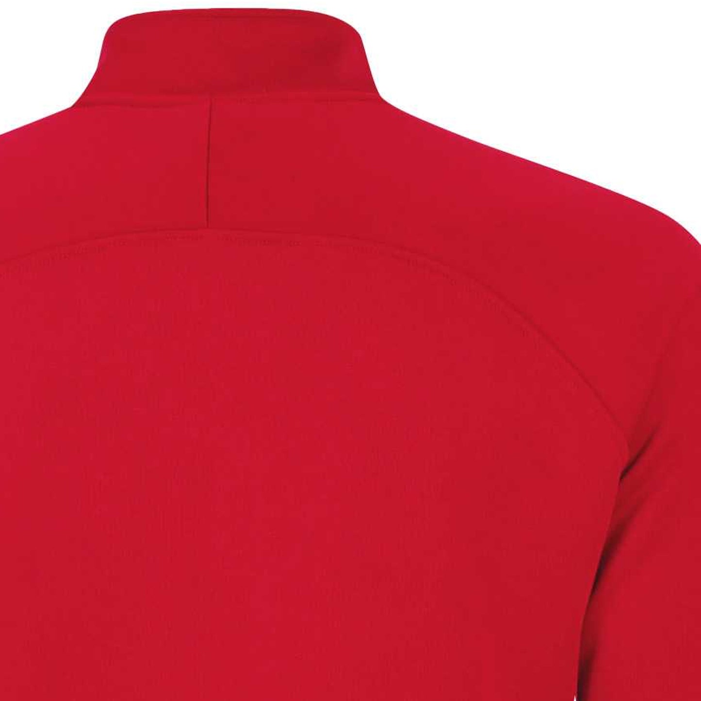 Vermillion-Biking Red-Black - Pack Shot - Umbro Childrens-Kids Total Training Quarter Zip Track Top