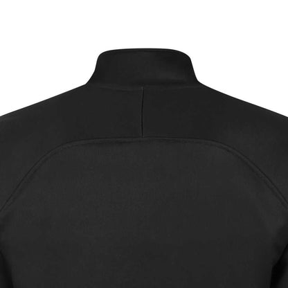 Black-White-Carbon - Pack Shot - Umbro Childrens-Kids Total Training Quarter Zip Track Top