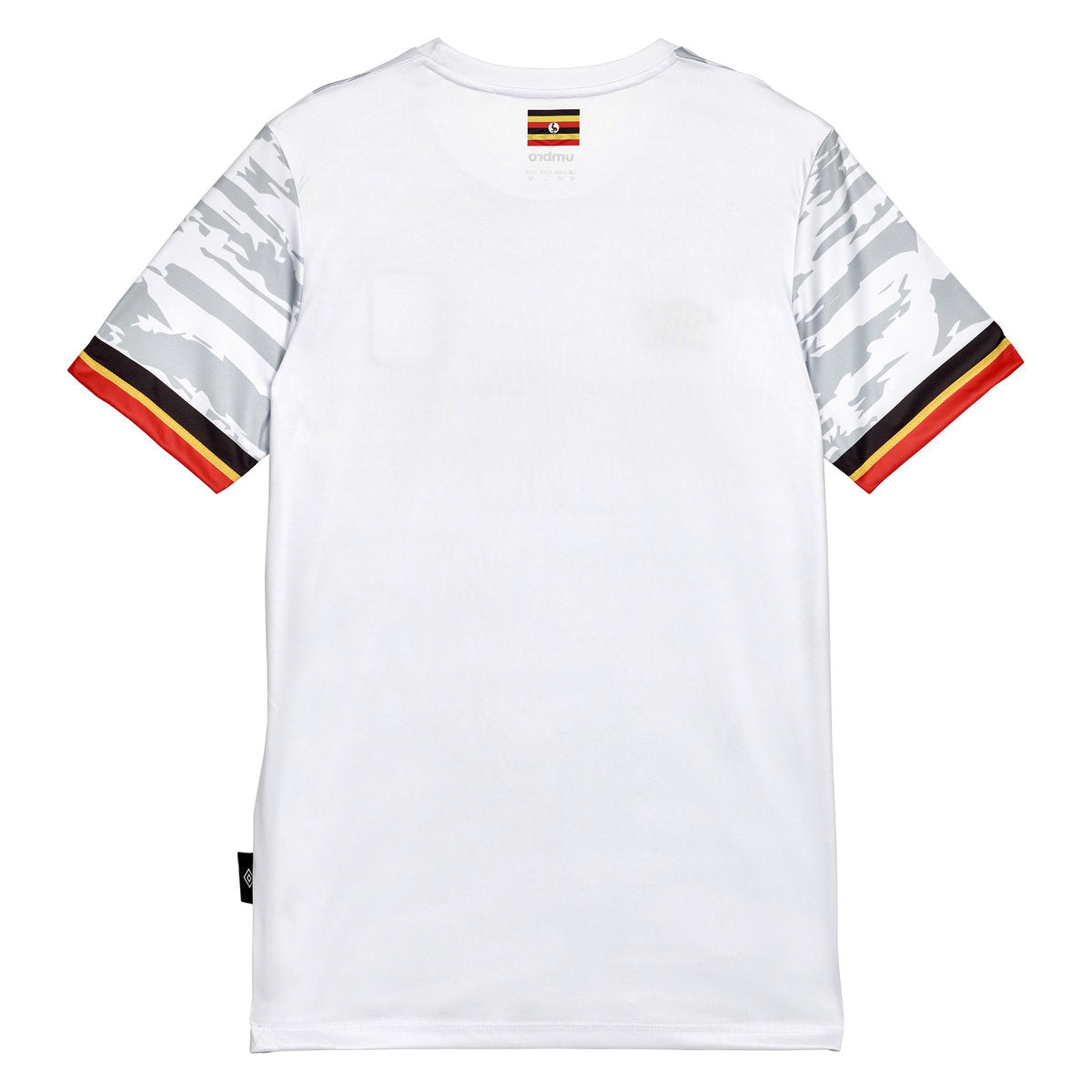 White-Grey - Back - Umbro Mens 21-22 Uganda National Football Team Away Jersey