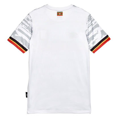 White-Grey - Back - Umbro Mens 21-22 Uganda National Football Team Away Jersey