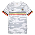 White-Grey - Front - Umbro Mens 21-22 Uganda National Football Team Away Jersey