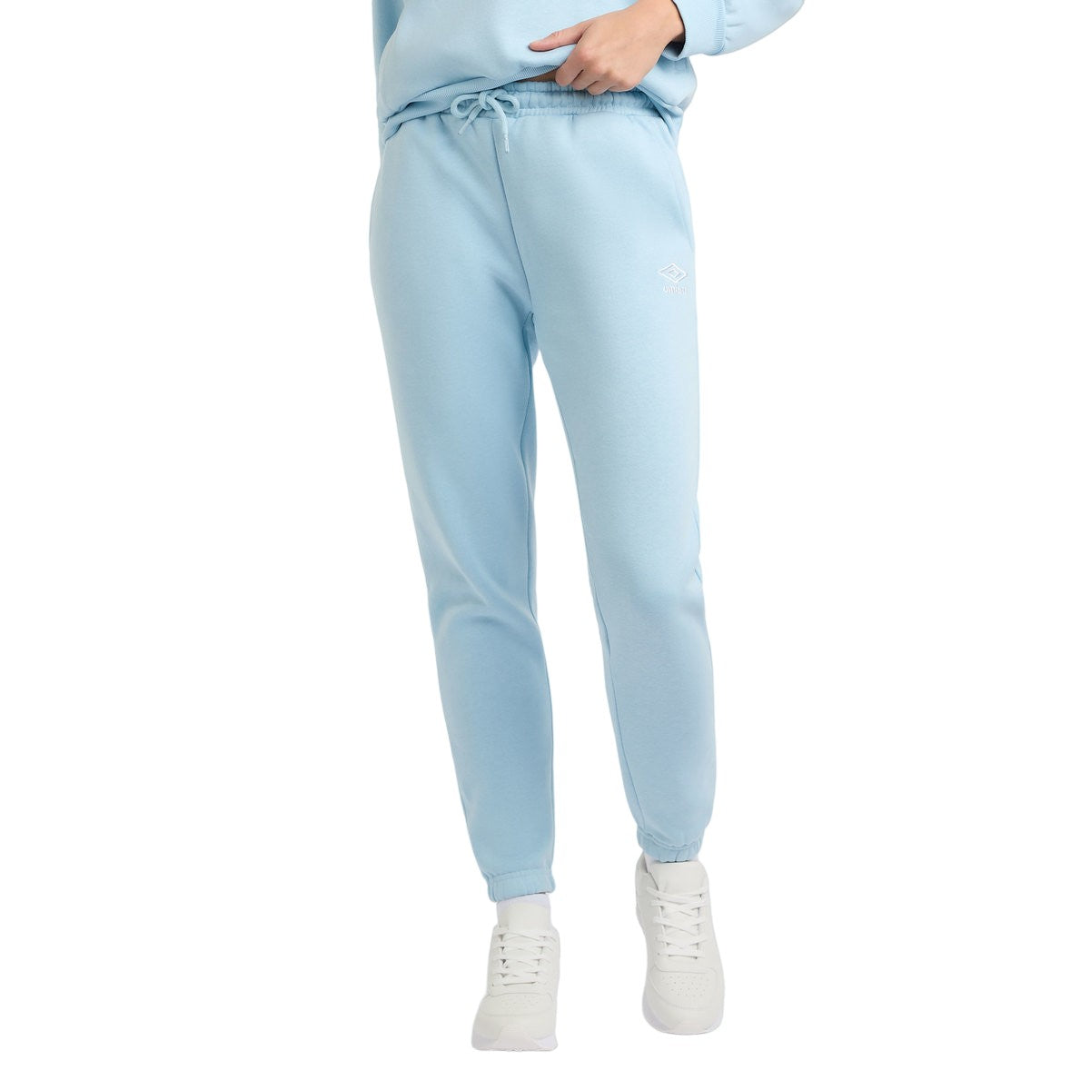 Angel Falls-White - Side - Umbro Womens-Ladies Core Jogging Bottoms
