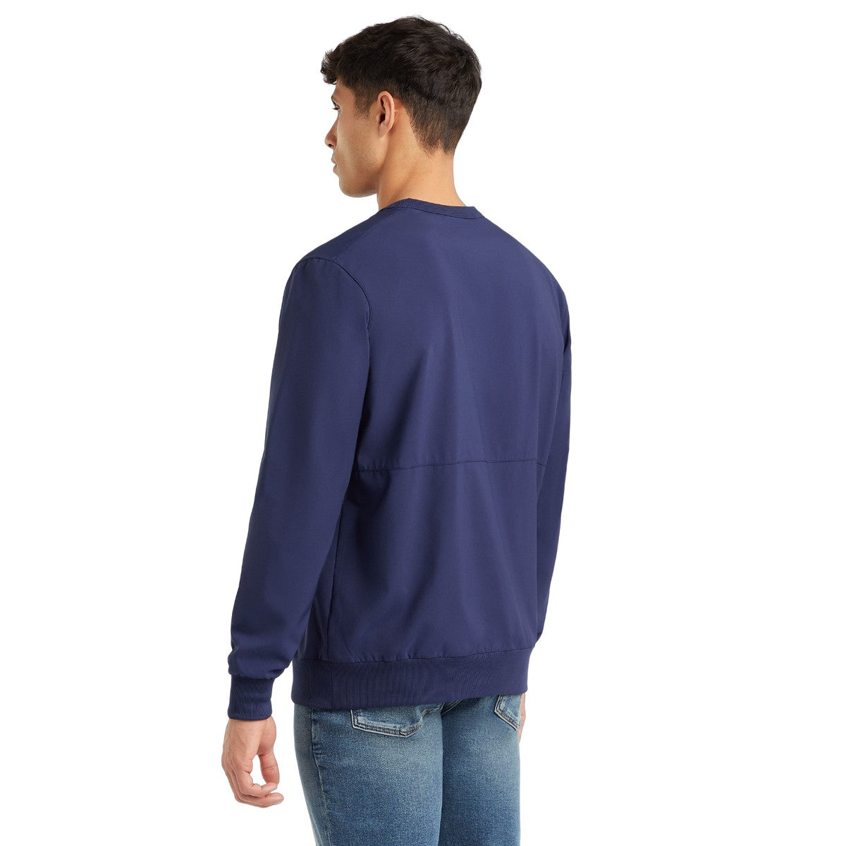 Peacoat - Back - Umbro Mens Off Track Williams Racing Sweatshirt