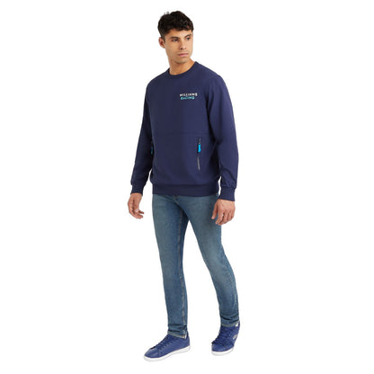 Peacoat - Pack Shot - Umbro Mens Off Track Williams Racing Sweatshirt