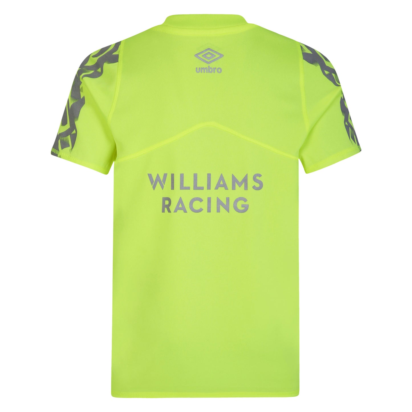 Safety Yellow - Back - Umbro Childrens-Kids ´23 Hazard Williams Racing Jersey