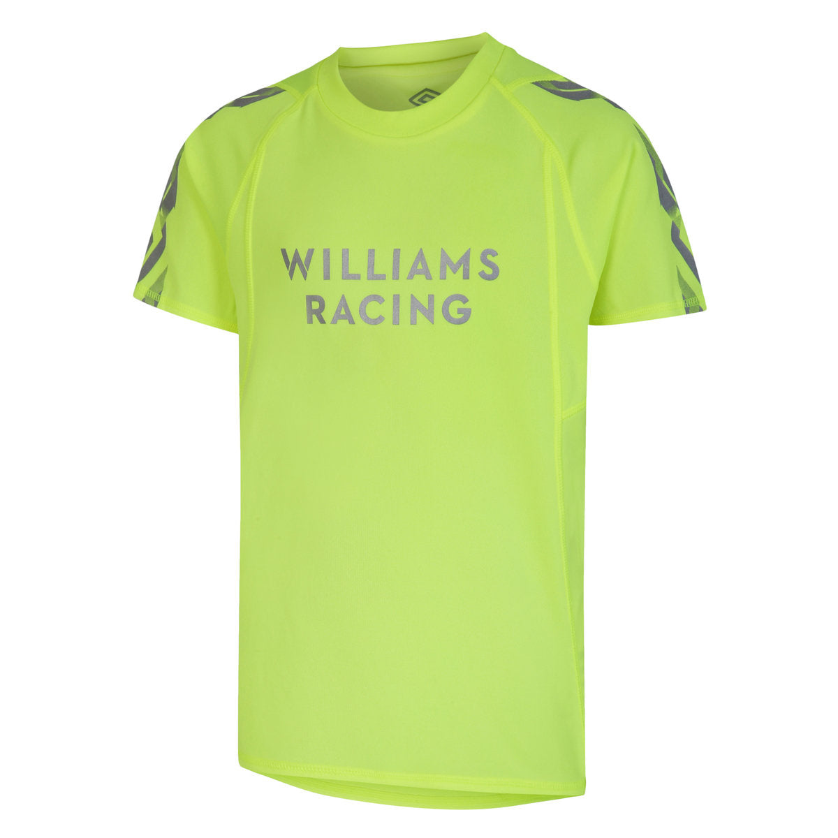Safety Yellow - Front - Umbro Childrens-Kids ´23 Hazard Williams Racing Jersey
