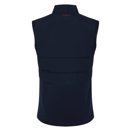 Navy Blazer - Back - Umbro Mens 23-24 England Rugby Gilet