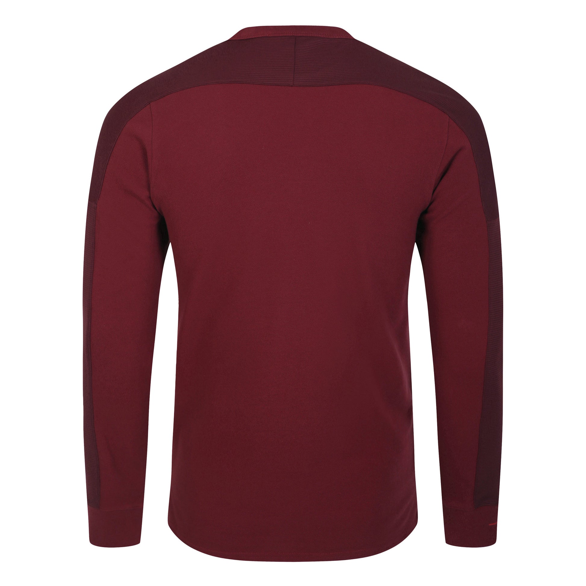 Tibetan Red-Zinfandel - Back - Umbro Mens 23-24 England Rugby Long-Sleeved Presentation T-Shirt