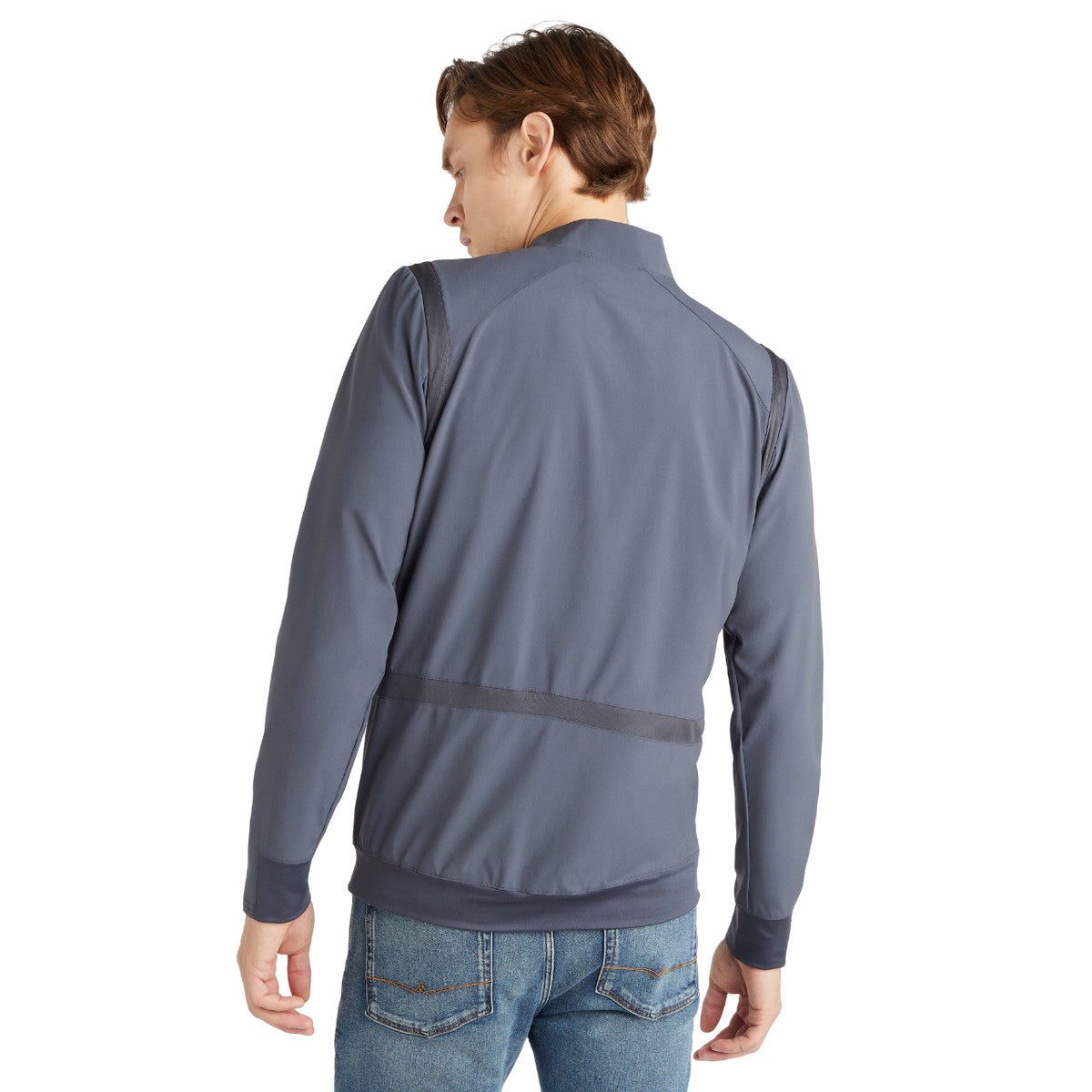 Carbon - Back - Umbro Mens Premier Presentation Jacket