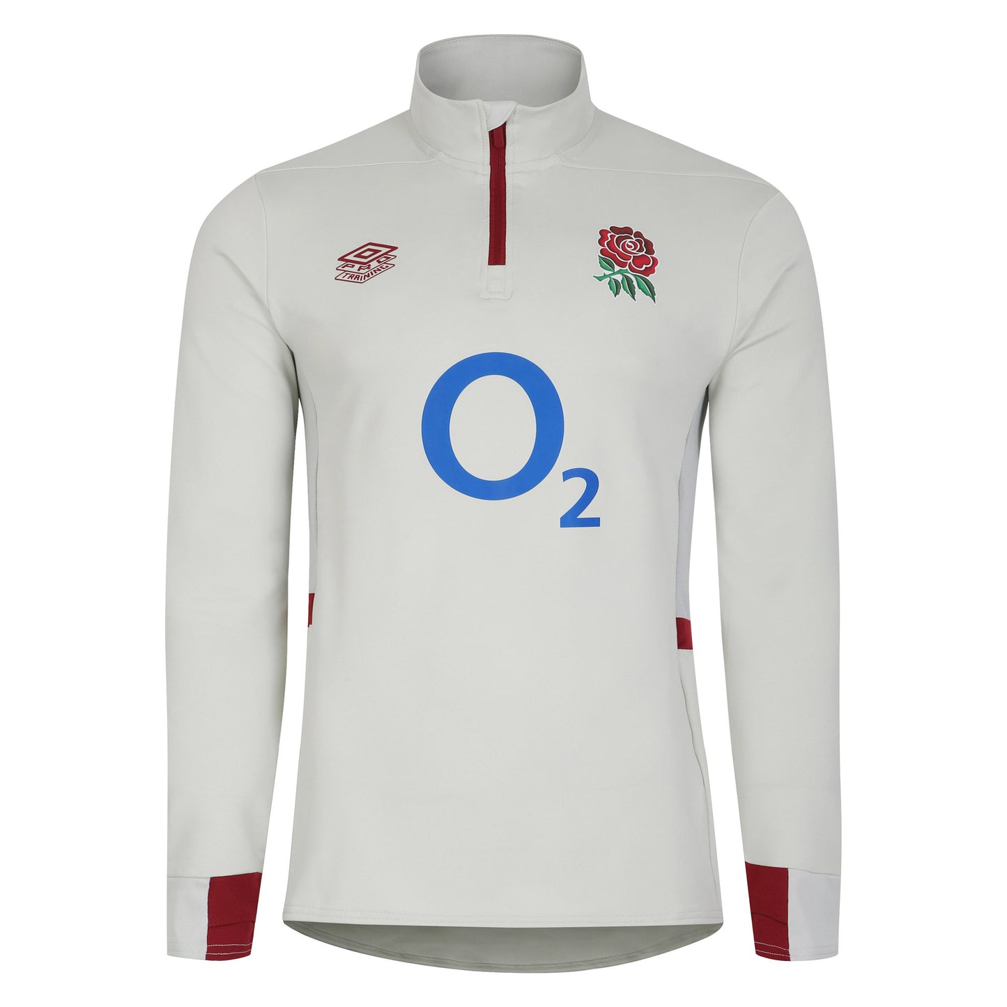 Foggy Dew-Metal-Tibetan Red - Front - Umbro Mens 23-24 England Rugby Midlayer