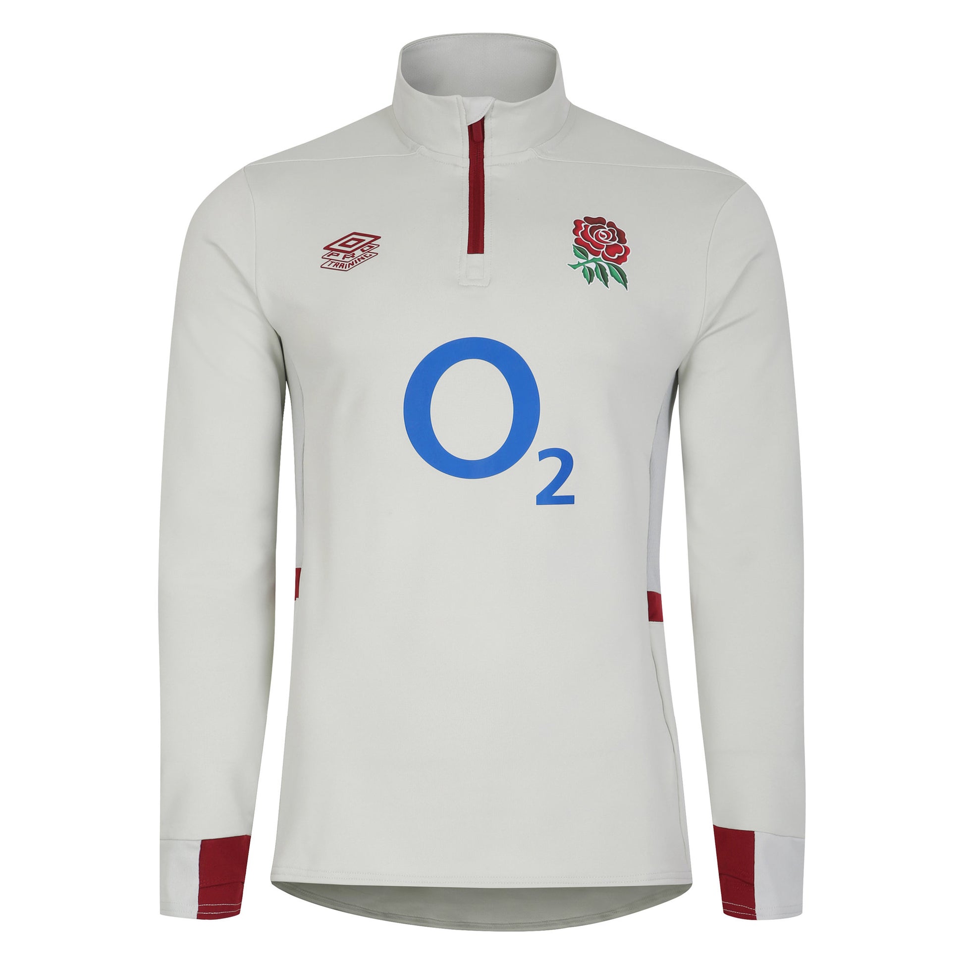 Foggy Dew-Metal-Tibetan Red - Front - Umbro Mens 23-24 England Rugby Midlayer