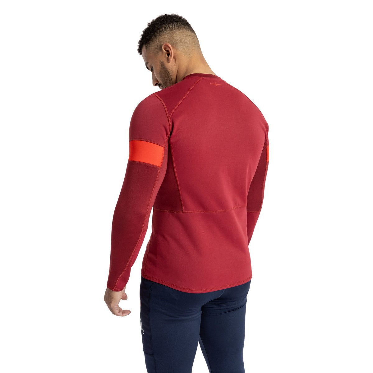 Tibetan Red-Flame Scarlet - Back - Umbro Mens England Rugby 23-24 Drill Top