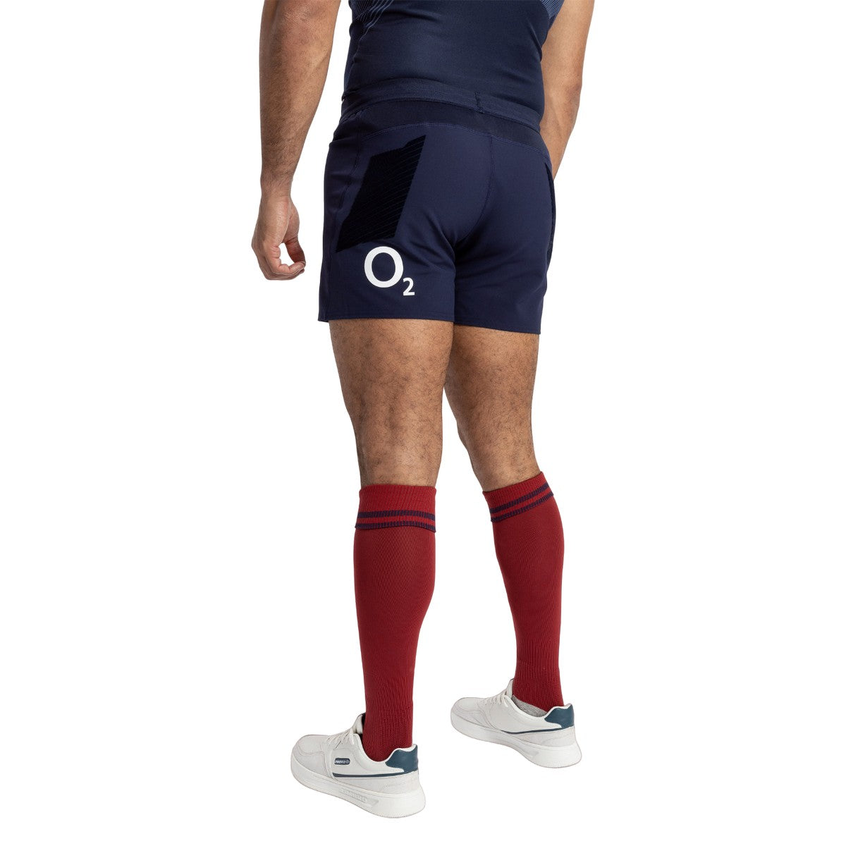 Navy Blue - Back - Umbro Mens 23-24 Alternate Pro England Rugby Shorts