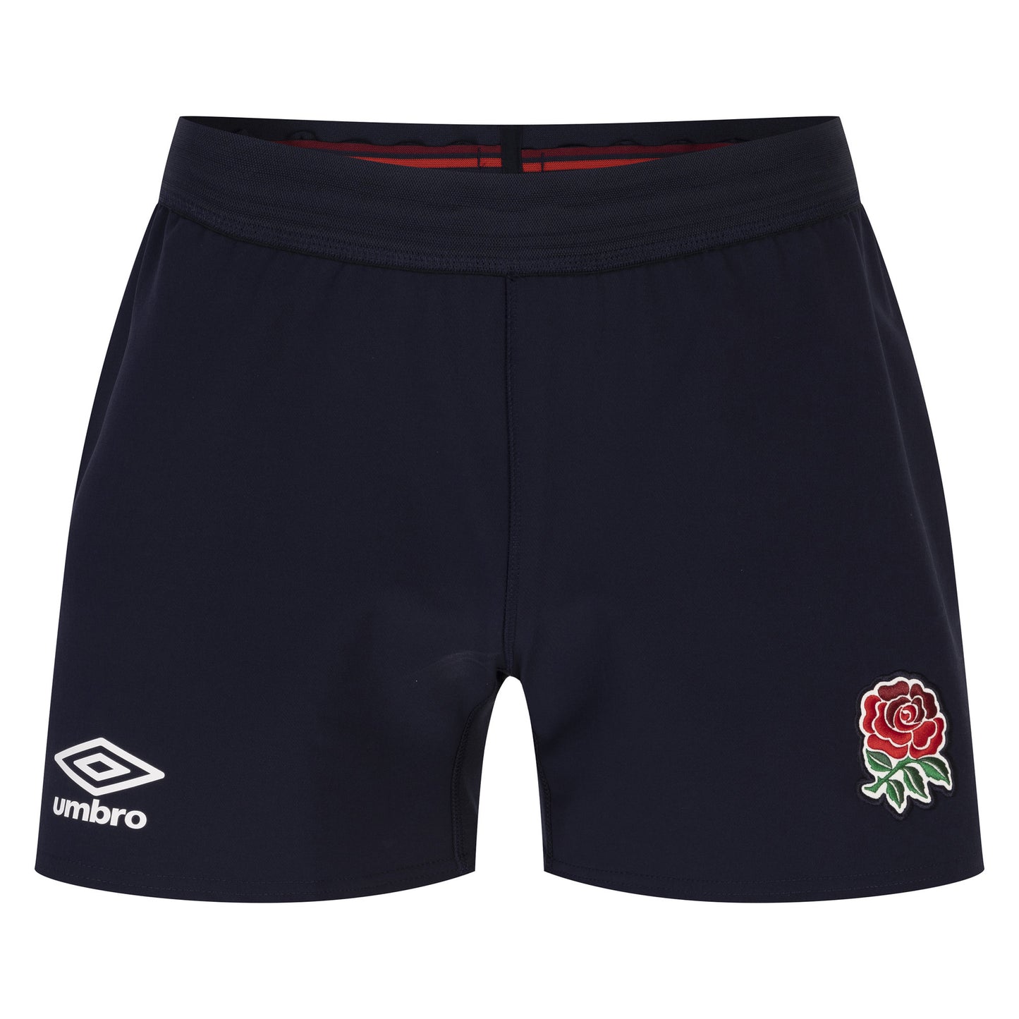 Navy Blue - Front - Umbro Mens 23-24 Alternate Pro England Rugby Shorts
