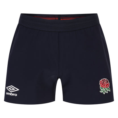 Navy Blue - Front - Umbro Mens 23-24 Alternate Pro England Rugby Shorts
