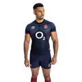 Navy Blue-White-Red - Side - Umbro Mens 23-24 Alternate Pro England Rugby Jersey