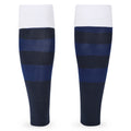 Navy Blue-White-Blue - Back - Umbro Mens 23-24 England Rugby Footless Leg Warmers