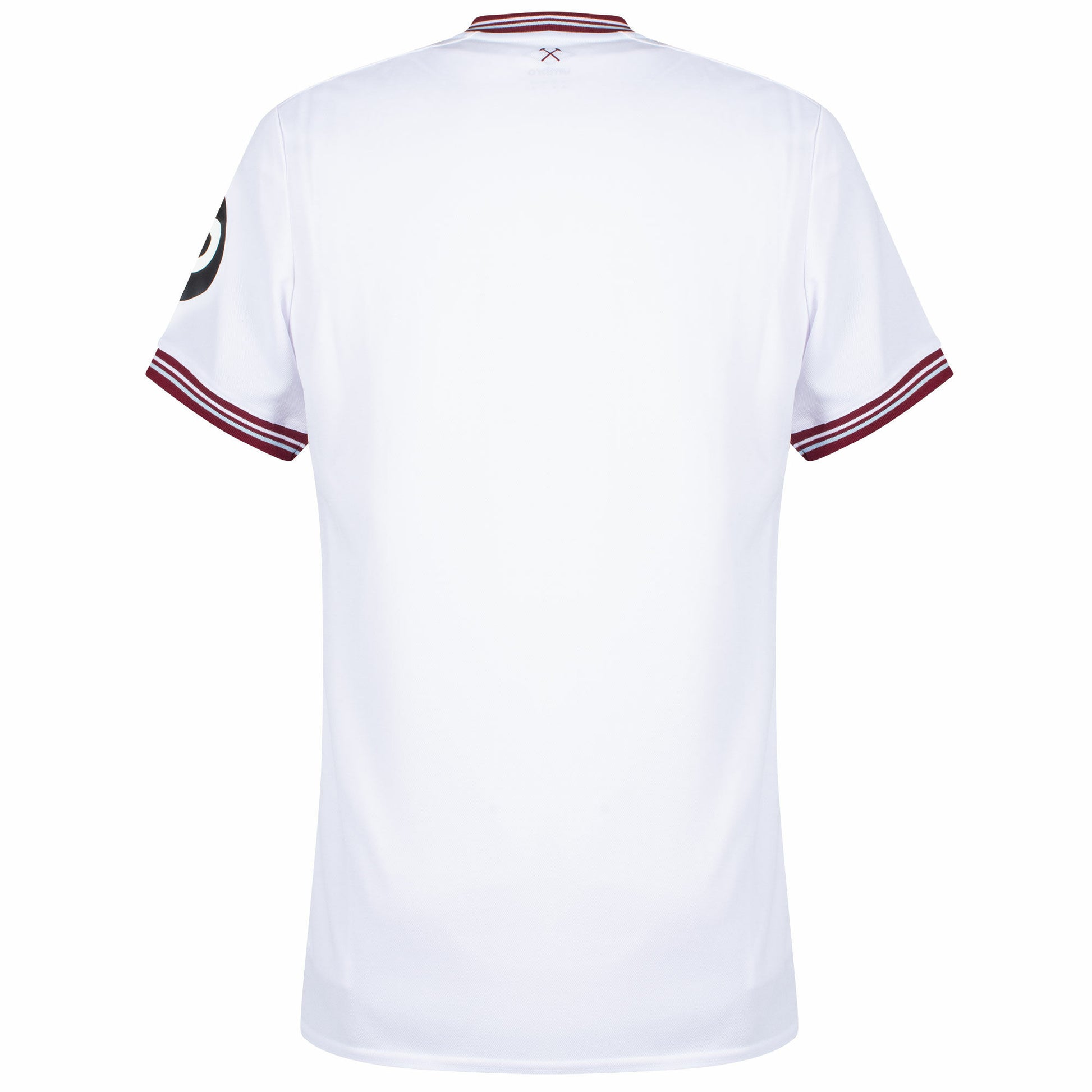 White-Maroon-Black - Back - Umbro Womens-Ladies 23-24 West Ham United FC Away Jersey