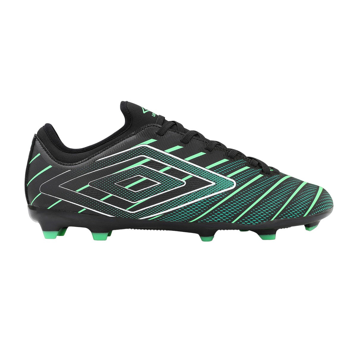 Black-Alexandrite-Toucan-White - Side - Umbro Unisex Adult Velocita Elixir Club Football Boots