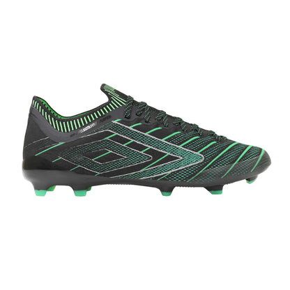 Black-Alexandrite-Toucan-White - Side - Umbro Mens Velocita Elixir Pro Firm Ground Football Boots