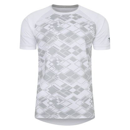 Brilliant White - Front - Umbro Mens Pro Training Graphic Print Jersey