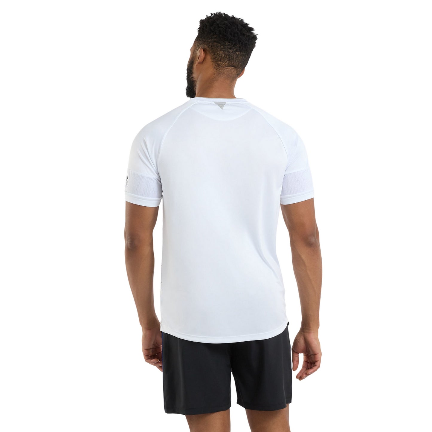 Brilliant White - Back - Umbro Mens Pro Training Graphic Print Jersey