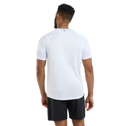 Brilliant White - Back - Umbro Mens Pro Training Graphic Print Jersey