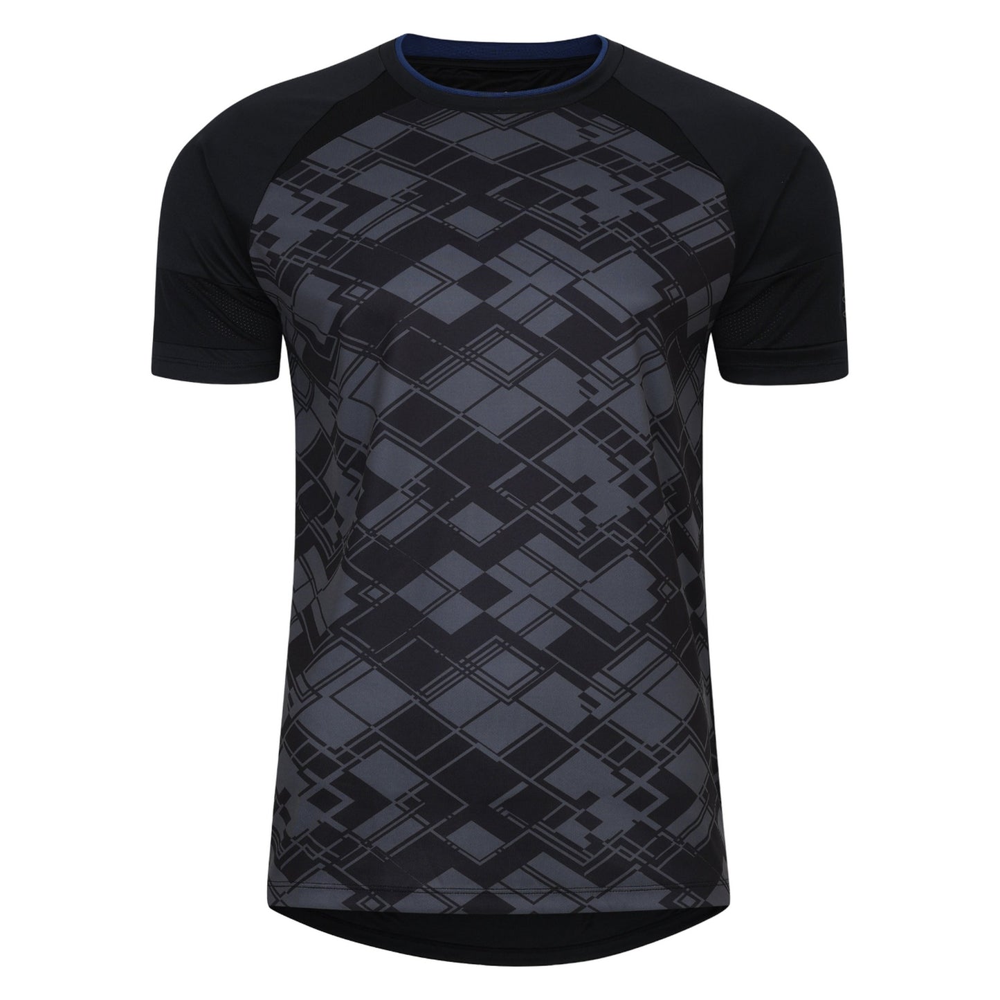 Black - Front - Umbro Mens Pro Training Graphic Print Jersey