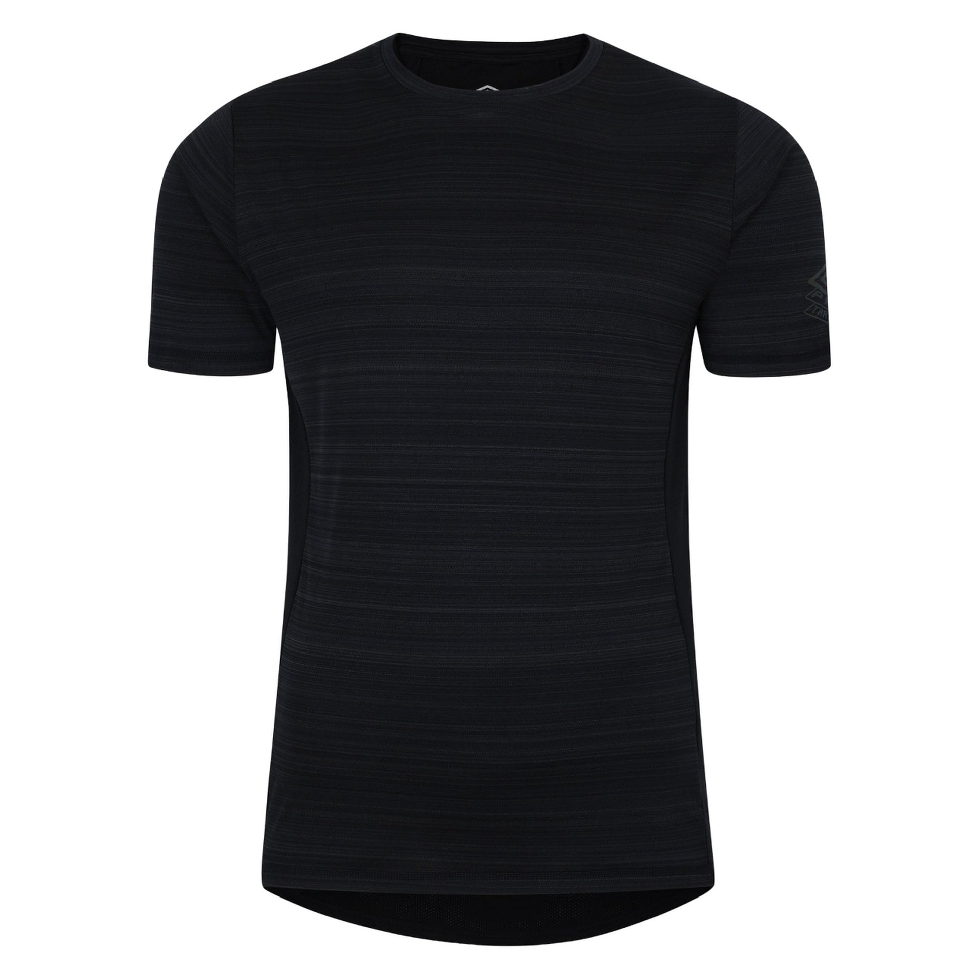 Black - Front - Umbro Mens Pro Training Marl T-Shirt