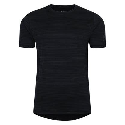 Black - Front - Umbro Mens Pro Training Marl T-Shirt