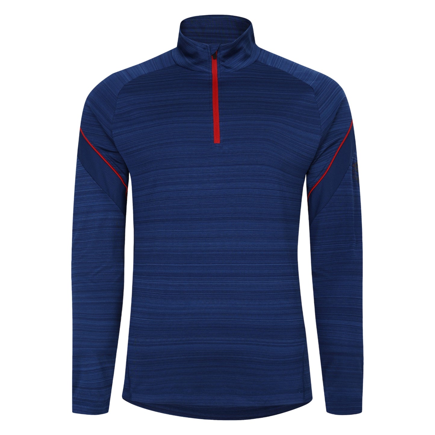 Estate Blue - Front - Umbro Mens Pro Training Marl Half Zip Top