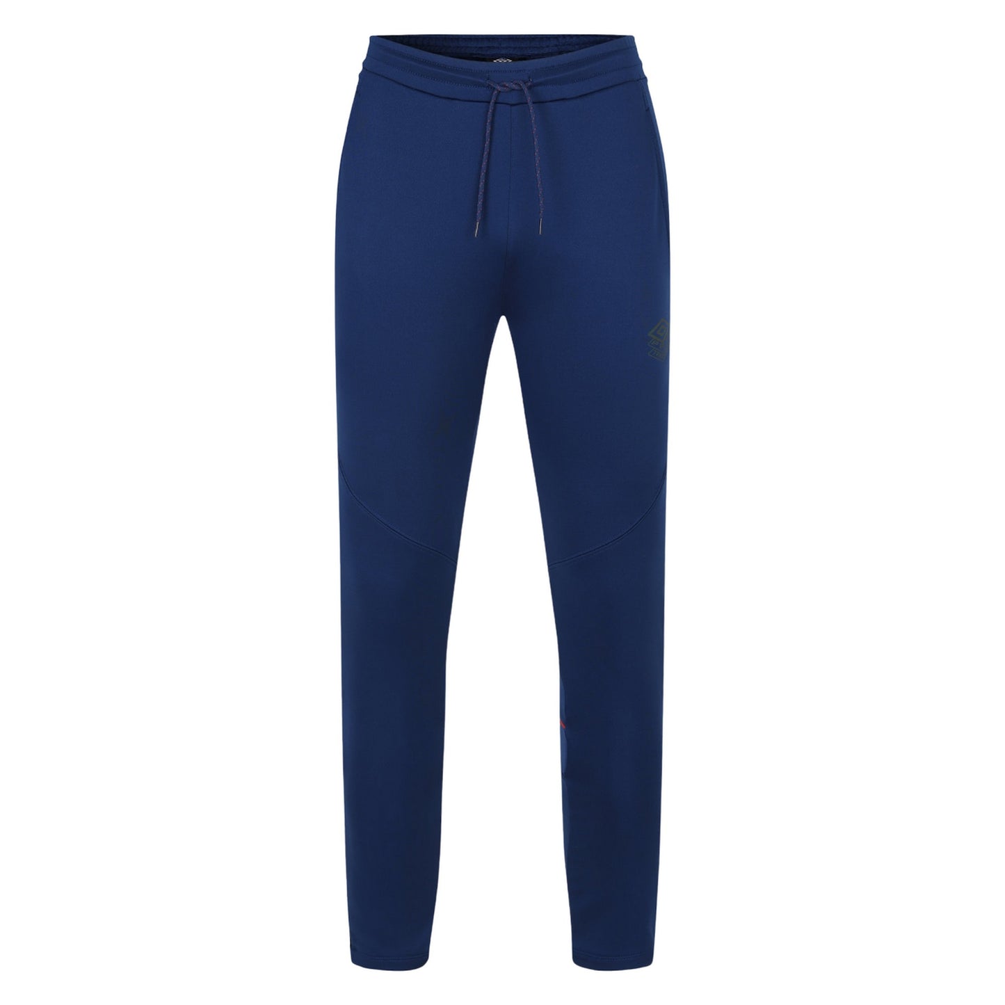 Estate Blue-Roccoco Red - Front - Umbro Mens Pro Training Polyester Tracksuit Bottoms