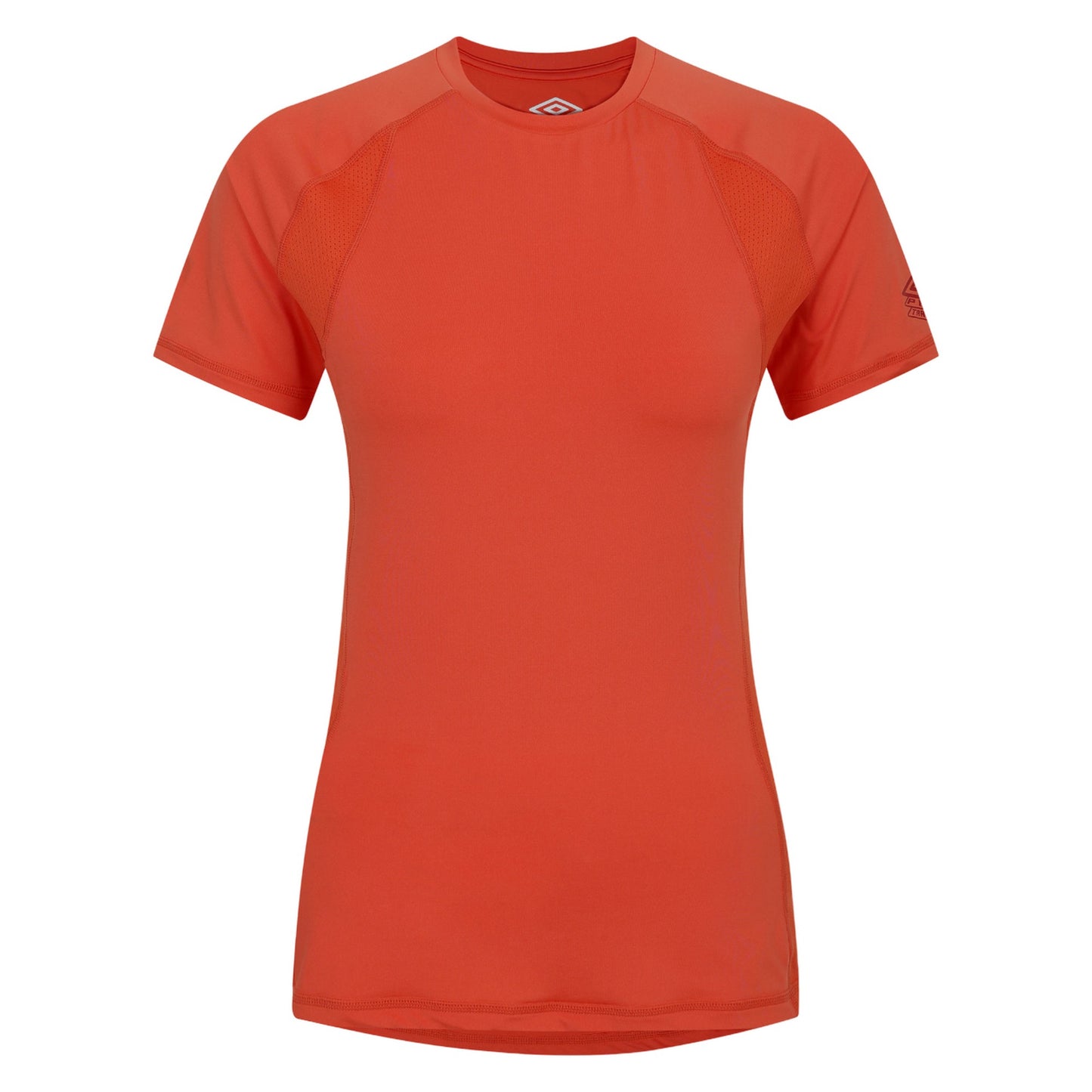 Hot Coral - Front - Umbro Womens-Ladies Pro Training Polyester T-Shirt