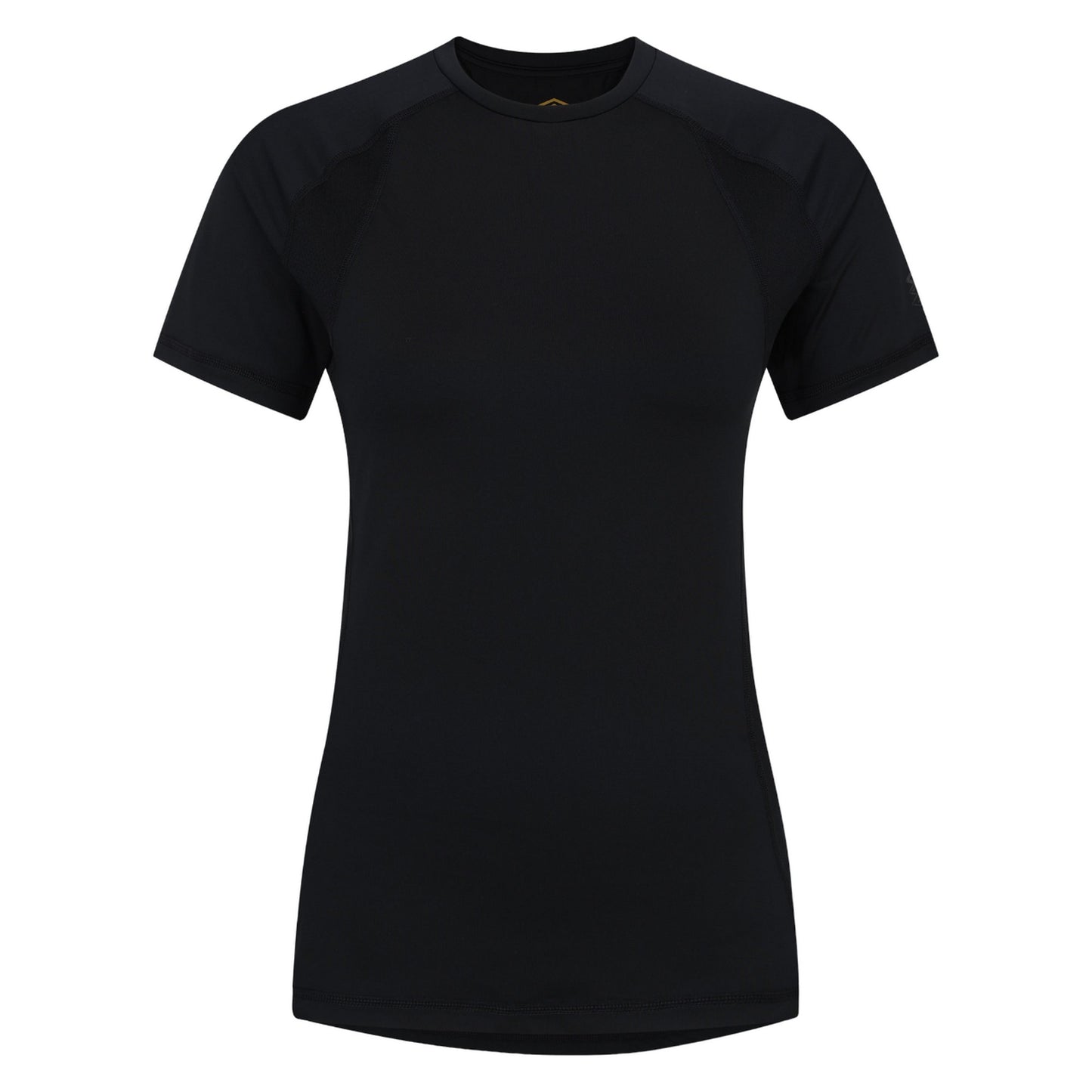 Black - Front - Umbro Womens-Ladies Pro Training Polyester T-Shirt