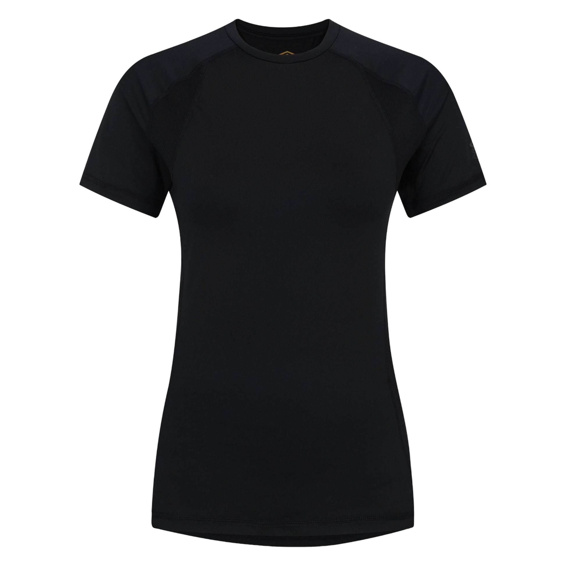 Black - Front - Umbro Womens-Ladies Pro Training Polyester T-Shirt