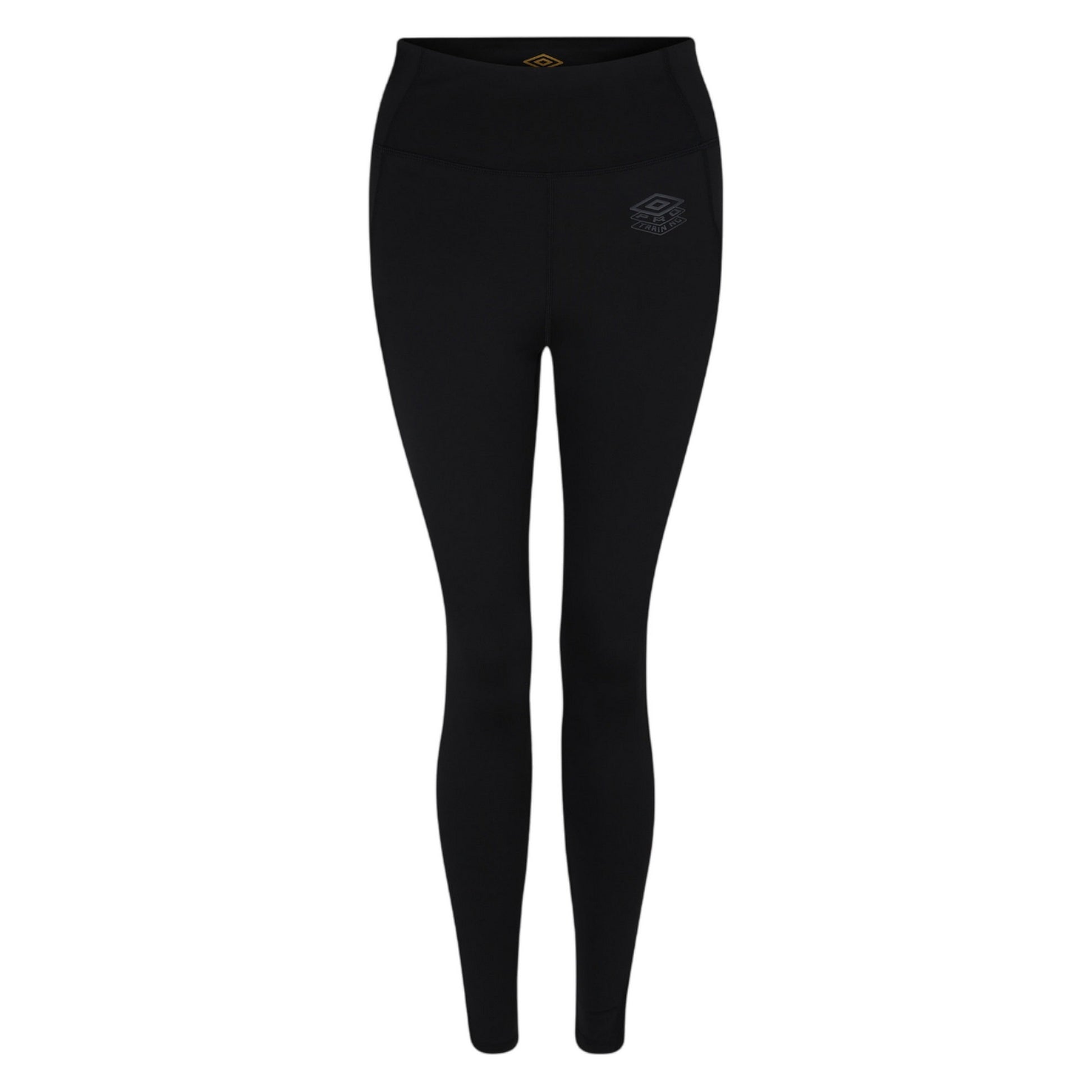 Black - Front - Umbro Womens-Ladies Pro Training 7-8 Leggings