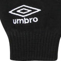 Black - Lifestyle - Umbro Childrens-Kids Knitted Winter Gloves