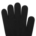 Black - Pack Shot - Umbro Childrens-Kids Knitted Winter Gloves