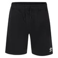 Black - Front - Umbro Mens Pro Fleece Sweat Shorts