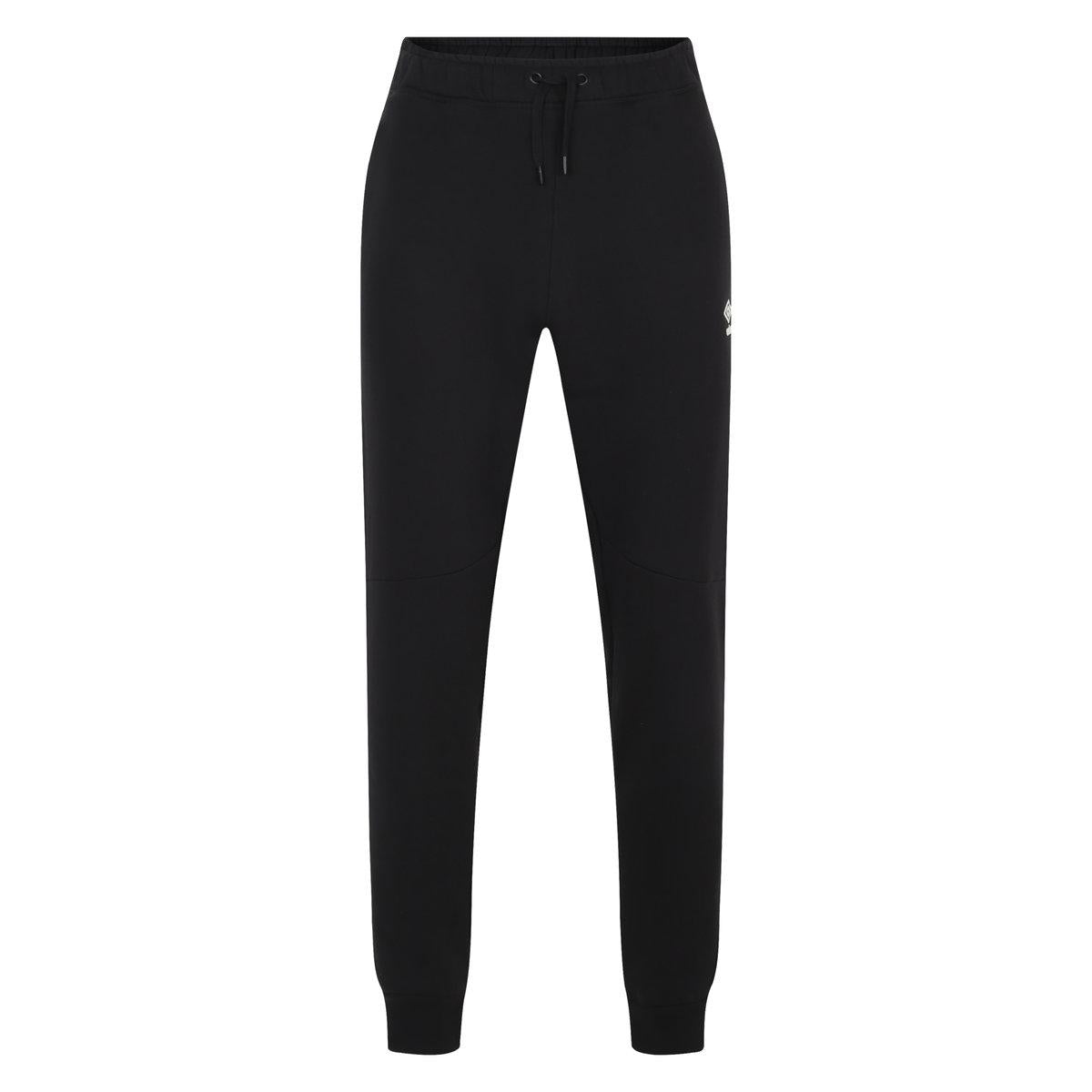 Black - Front - Umbro Mens Pro Fleece Jogging Bottoms