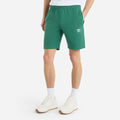 Fir - Front - Umbro Mens Fleece Logo Casual Shorts