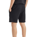 Black - Back - Umbro Mens Fleece Logo Casual Shorts