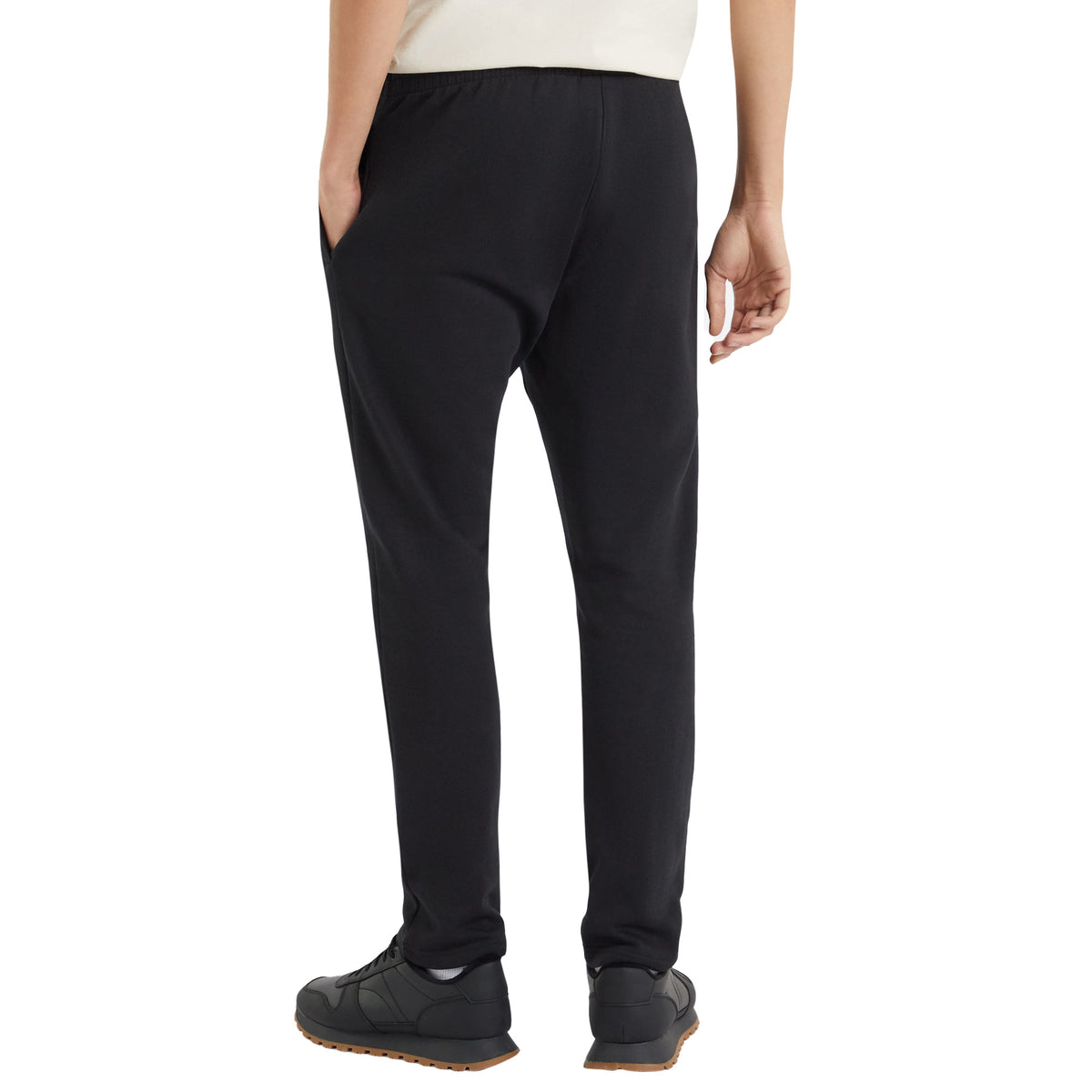 Black - Back - Umbro Mens Fleece Jogging Bottoms