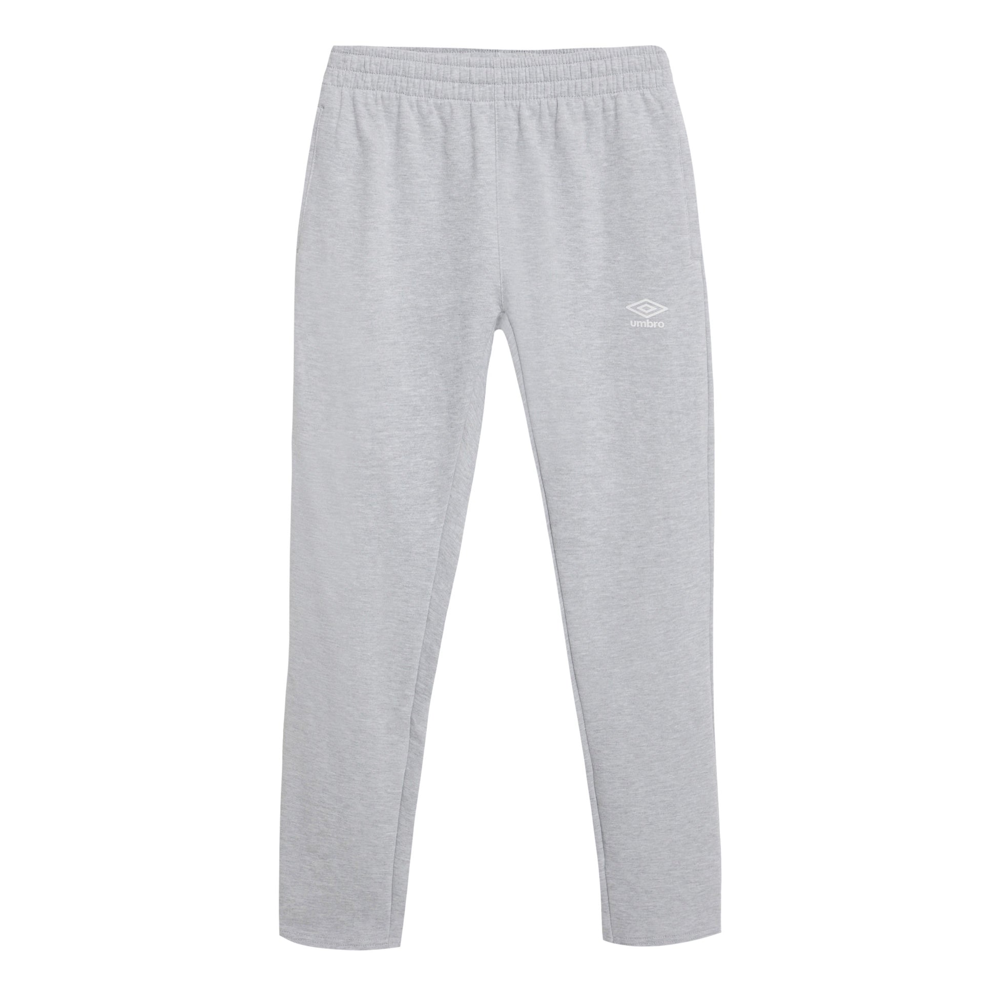 Grey Marl - Front - Umbro Mens Fleece Jogging Bottoms