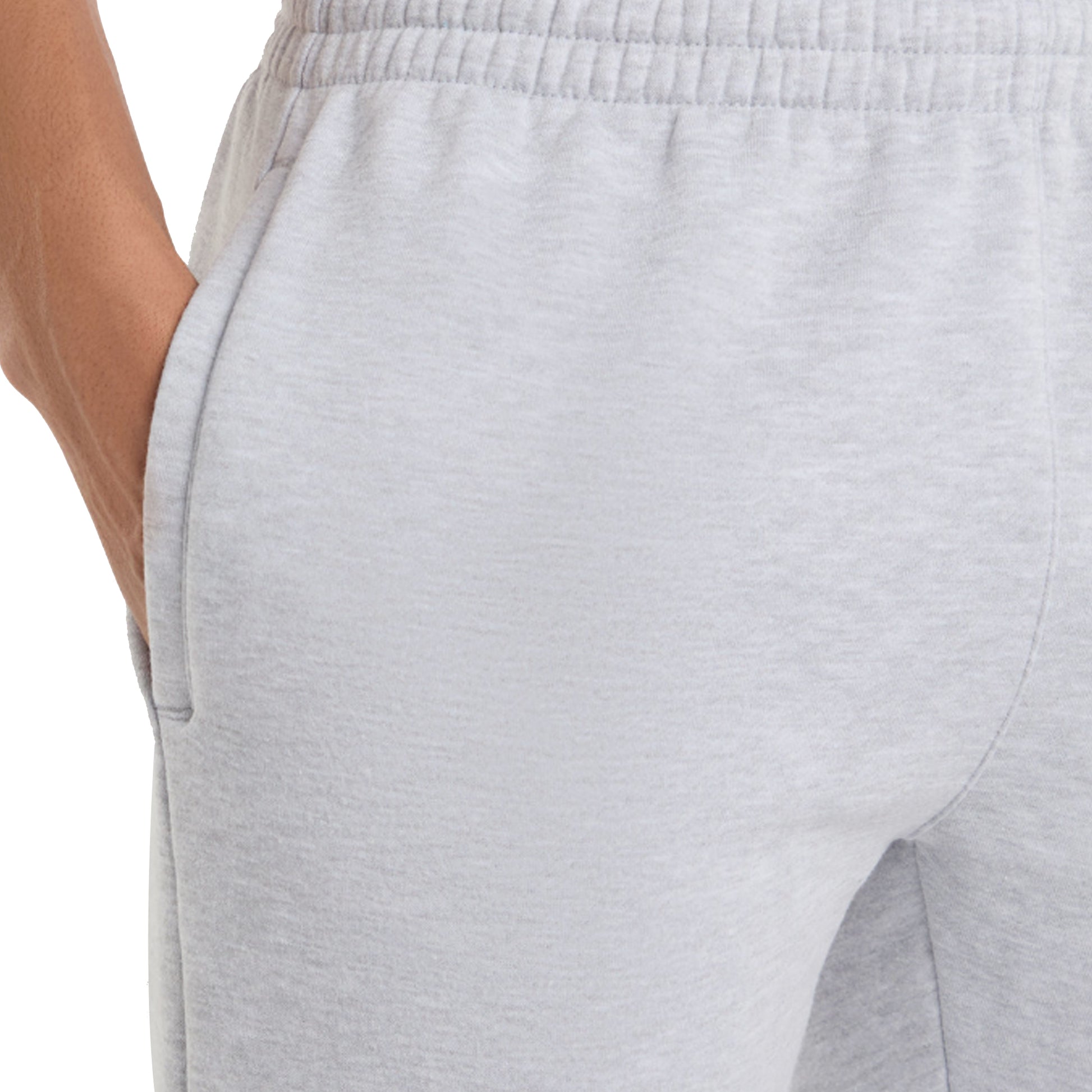 Grey Marl - Pack Shot - Umbro Mens Fleece Jogging Bottoms